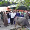 Usai Shalat Id, Bupati Kampar Tinjau Posko Qurban di Berbagai Titik