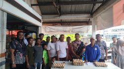 Polres Kampar Bagikan 48 Papan Telur Kepada Sabuk Kamtibmas – Himbau Sinergi Jaga Keamanan Bangkinang Kota