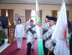 Wabup Kampar Pimpin Pelantikan PGRI Tambang dan Siak Hulu