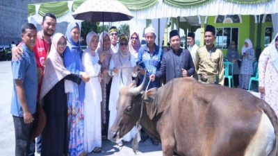 Wabup Kampar Tinjau Pemotongan Hewan Qurban di Sejumlah Lokasi