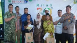 Milad ke-30 Bank Syariah Berkah, Wabup Kampar Hadiri Pembukaan Bakti Sosial Khitan Massal dan Donor Darah