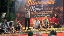 Ngopi Bareng Warga, Kapolsek Siak Hulu Perkuat Sinergi Kamtibmas dan Resmikan Jembatan di Pandau Jaya