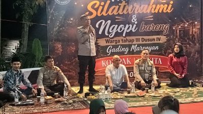 Ngopi Bareng Warga, Kapolsek Siak Hulu Perkuat Sinergi Kamtibmas dan Resmikan Jembatan di Pandau Jaya