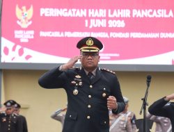 Polres Kampar Gelar Upacara Bendera Peringatan Hari Lahir Pancasila 2026