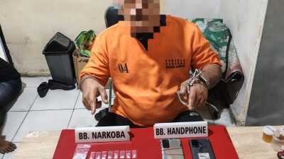 SATRESNARKOBA POLRES KAMPAR UNGKAP KASUS NARKOBA – 1 PELAKU DIAMANKAN, BARANG BUKTI DISEKOLAHKAN