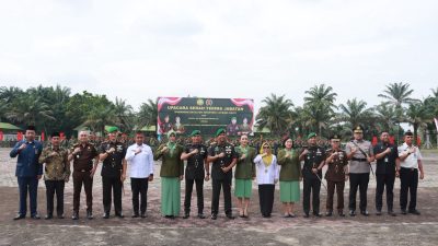 Kapolres Kampar Hadir Upacara Sertijab Danyonif 132/BS – Sinergi Tni-polri Perkuat Keamanan Daerah