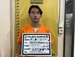 Polres Kampar Tangkap Pria 20 Tahun Terkait Pencabulan