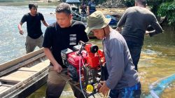 Polsek Kampar Kiri Operasi PETI, Temukan 3 Rakitan Tambang Emas di Sungai Subayang