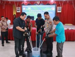 Polres Kampar Ekpos Penangkapan Narkoba 717 Gram sekaligus Musnahkan BB Narkoba Hampir 2 KG