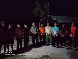 POLSEK KAMPAR HADIR DI TENGAH DUKA, KORBAN HANYUT DI SUNGAI KAMPAR DITEMUKAN PUKUL 18.08 WIB