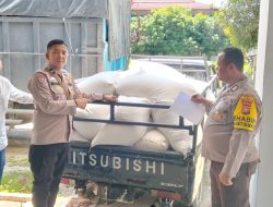 Kapolsek Kampar AKP Asdisyah Mursyid SH Antar Langsung Hasil Panen Petani ke Bulog, Wujud Nyata Dukungan Ketahanan Pangan Nasional