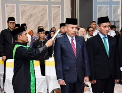 Bupati Ahmad Yuzar Lantik Pimpinan BAZNAS Kampar Periode 2026–2031