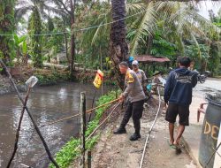 Bhabinkamtibmas Polsek Tambang Lakukan Sambang ke Tambak Ikan Lele Didesa Palung Raya