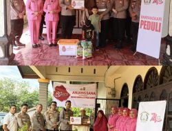 Polres Kampar Dan Bhayangkari Hadir Di Tengah Masyarakat – Giat Anjang Sana Meriahkan Hari Bhayangkara Ke-80