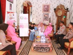 Kapolres Kampar Mewakili Kapolda Riau – Anjangsana Warakawuri Istri Purnawirawan Polri, Meriahkan Hari Bhayangkara Ke-80