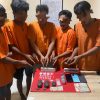 Polsek Tapung Tangkap Lima Pelaku Narkoba, Sita 18 Paket Shabu