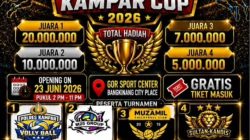 Jangan Lewatkan! Open Tournament Bola Voli Putra Kapolres Kampar Cup 2026 Resmi Dibuka Hari Ini