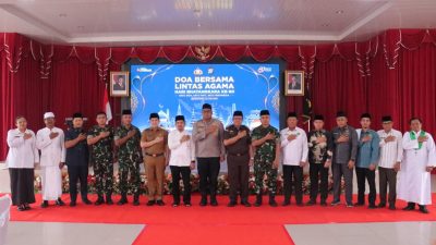 Doa Bersama Lintas Agama Di Polres Kampar – Peringati Hari Bhayangkara KE-80