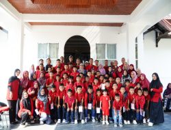 Wakili Riau Seri Nasional, Wabup Kampar Lepas Keberangkatan Tim Kampar Junior FA U-10, U-11 dan U-12.