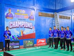 Bupati Kampar Resmi Buka Turnamen Badminton KORPRI CUP 2026