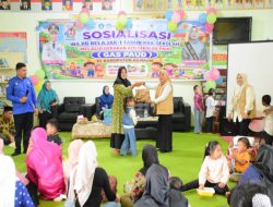 Bunda PAUD T.Nurheryani Ahmad Yuzar Buka Sosialisasi Wajib Belajar 1 Tahun Pra Sekolah