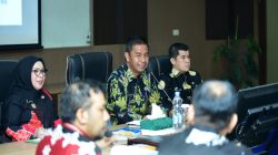 Bupati Kampar Pimpin Rapat Evaluasi Realisasi Fisik dan Keuangan Juni 2026