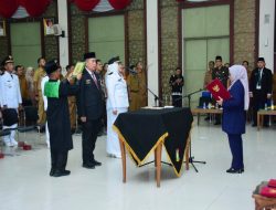 Wabup Misharti Lantik dan Ambil Sumpah 35 Pejabat Pemkab Kampar