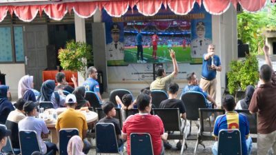 Berdayakan UMKM, Diskominfo Kampar Gelar Nobar Piala Dunia 2026