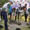 Sinergi Pemkab dan Kemenag Kampar, Tanam Bibit Durian Gerakan Penghijauan Ekoteologi