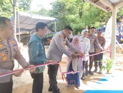 Polres Kampar Resmikan Rumah Baru Untuk Warga – Program Bedah Rumah Rangkaian Hari Bhayangkara KE-80