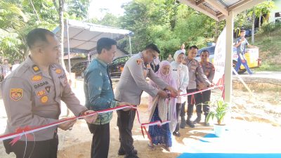 Polres Kampar Resmikan Rumah Baru Untuk Warga – Program Bedah Rumah Rangkaian Hari Bhayangkara KE-80