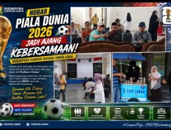 Disdikpora Kampar Taja Nobar Piala Dunia 2026, Digedung Guru