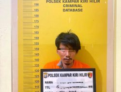 Polsek Kampar Kiri Hilir Tangkap Pelaku Curanmor di Desa Sungai Petai