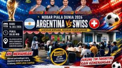 Nobar Pildun 2026 Argentina Vc Swedia Di Area Kantor Diskominfo Kampar” Lukmansyah Badoe, S.Sos.,M.Si.,Bergemuruh Saatnya Dukung UMKM Di Kabupaten Kampar.
