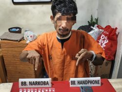 Satresnarkoba Polres Kampar Tangkap Warga Desa Karya Indah, Temukan 28 Paket Shabu