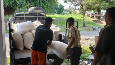 Polsek Kampar Kawal Distribusi 1,26 Ton Jagung Pipil ke Bulog, Wujud Nyata Dukungan Asta Cita Presiden Menuju Swasembada Pangan
