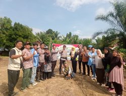 Polsek Kampar Perkuat Ketahanan Pangan Nasional, AKP Asdisyah Mursid Pimpin Jajaran Dukung Penanaman Jagung Pipil di Rumbio Jaya