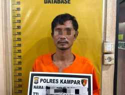 Polres Kampar Tangkap Pelaku Pencabulan Dua Anak Kandung