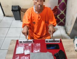 Sat Resnarkoba Polres Kampar Tangkap Kurir, Amankan 100,54 Gram Shabu di Desa Petapahan