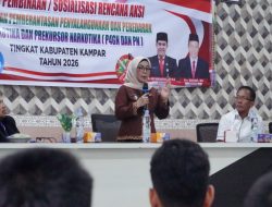 Wabup Kampar Buka Sosialisasi P4GN dan PN 2026 di SMKN 1 Bangkinang
