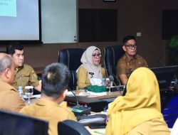 Wabup Misharti Pimpin Rapat Evaluasi Realisasi Fisik Dan Keuangan Kegiatan Pembangunan  T/A 2026 Bulan Juli