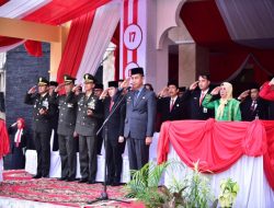 Bupati Ahmad Yuzar Pimpin Upacara HUT RI Ke-81 Di lingkup Pemkab Kampar