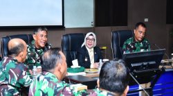 Wabup Kampar Terima Silaturrahmi Pamen TNI AD dan Sosialisasi Karhutla Wilayah Riau