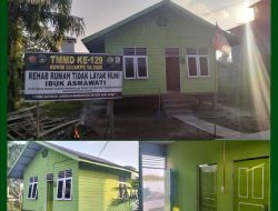 Rampung 100 Persen, Rumah Baru Ibu Asmawati Hasil Karya Satgas TMMD ke-129 Siap Dihuni