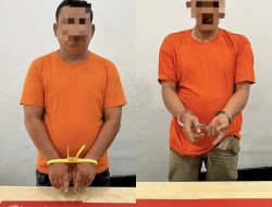 Bongkar Jaringan Narkoba, Polsek Kampar Tangkap Dua Pengedar, Amankan Shabu dan Pil Ekstasi