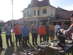 Siaga Karhutla 2026, Polres Kampar Gelar Apel Bersama TNI dan Instansi Terkait