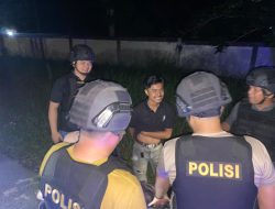 Jaga Kondusivitas Malam, Tim Raga Polres Kampar Patroli Kawasan Ramai hingga Lingkar Kantor Bupati