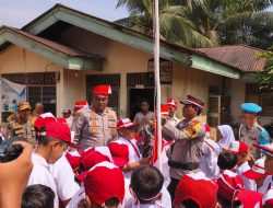 Polres Kampar Dukung Ekspedisi Merah Putih Polda Riau di Desa Tanjung Belit Selatan