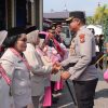 Penuh Haru dan Penghormatan, Polres Kampar Gelar Upacara Pelepasan Purnabhakti 7 Personel