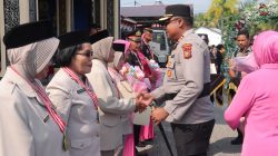 Penuh Haru dan Penghormatan, Polres Kampar Gelar Upacara Pelepasan Purnabhakti 7 Personel